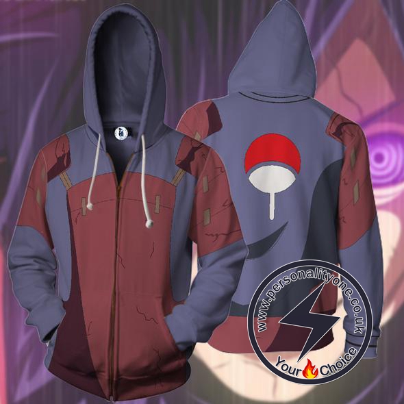 Naruto - Madara Zip Up - Hoodies Jackets